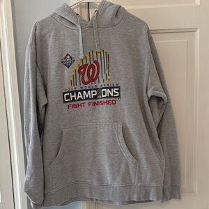 Gray Nationals World Series Champions Hoodie 2019